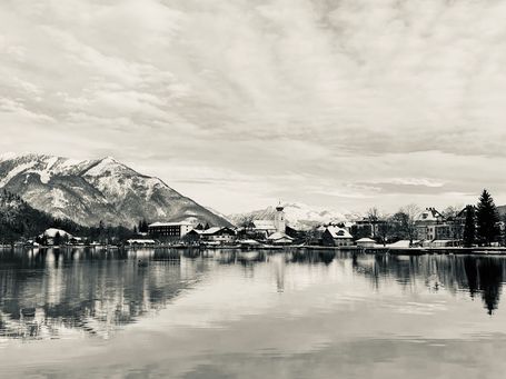 Eislaufen am Wolfgangsee